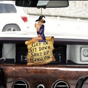 Car decoratorion accessories sexy witch